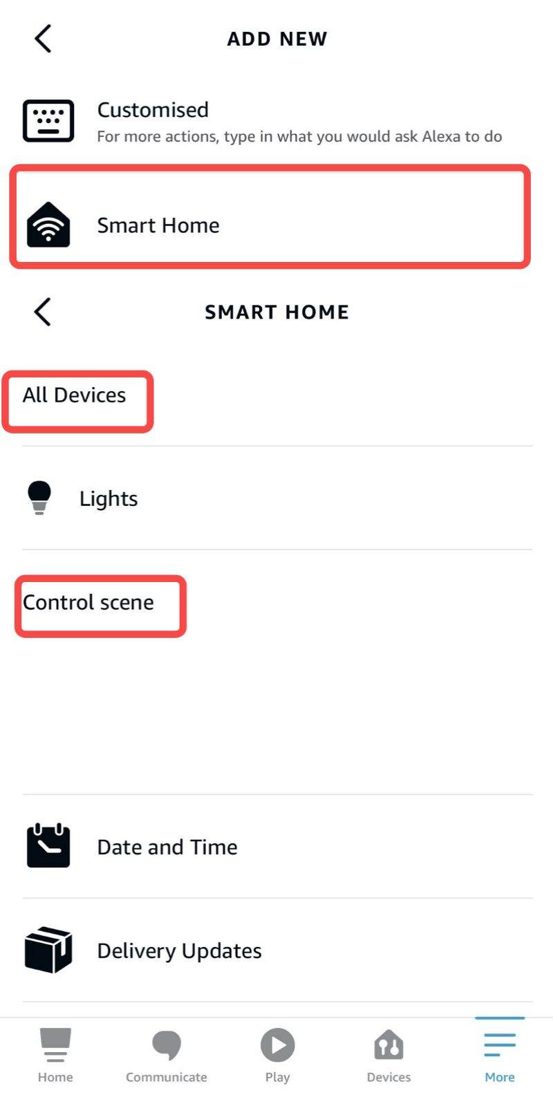 Alexa smartthings sale scenes