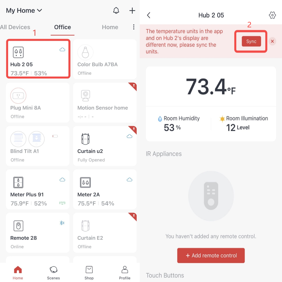 How to Switch the Temperature Units of Switchbot Hub 2? – SwitchBot Help  Center