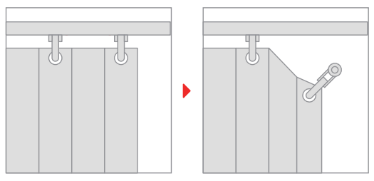 SwitchBotカーテン（U型レール2）：特殊カーテンレールに取付ける手順 