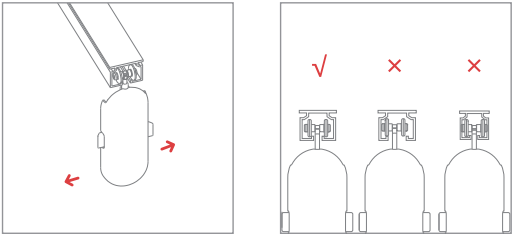 SwitchBotカーテン（U型レール2）：特殊カーテンレールに取付ける手順