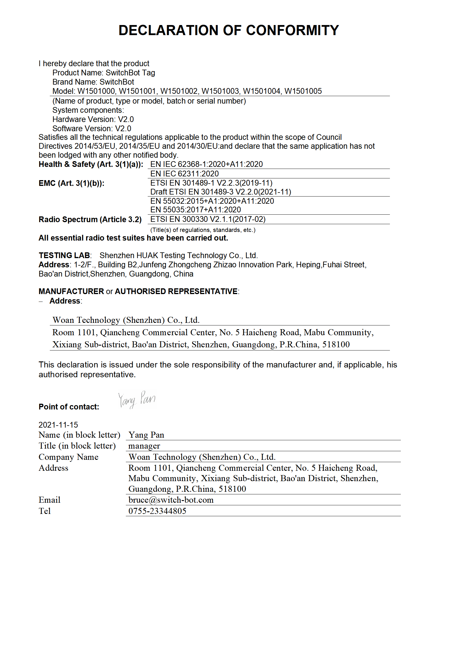 Declaration of Conformity RE Directive-SwitchBot Tag_01.png
