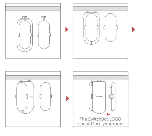 SwitchBot Curtain (U Rail 2): How to install Curtain to Non