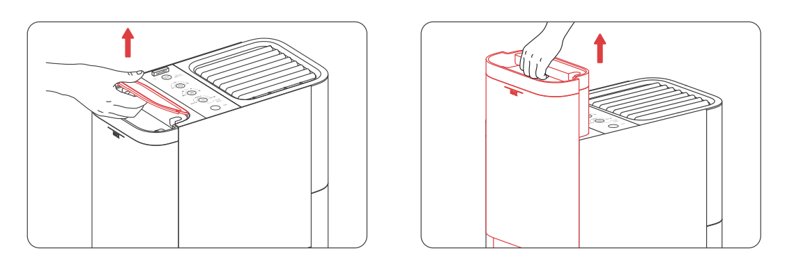 Comment Retirer Le Rservoir D'Eau de L'Humidificateur  Vaporation  SwitchBot  SwitchBot aide centre