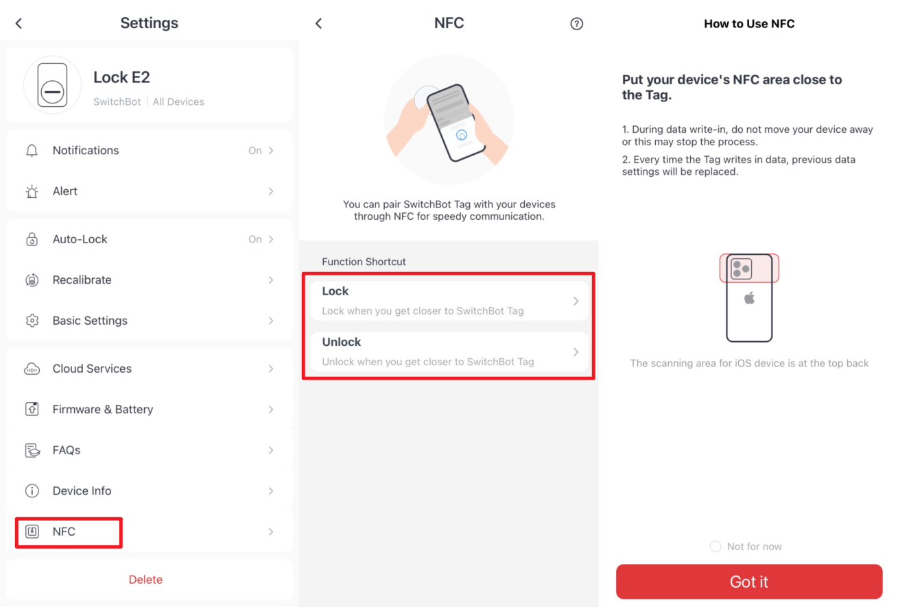 Use the NFC Tag to Control the SwitchBot Lock – SwitchBot Help Center