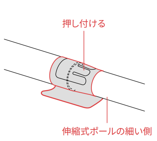 SwitchBotカーテン(ポールタイプ): 伸縮式ポール不対応の 解決方法